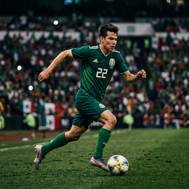 Hirving Chucky Lozano extremo El Tri