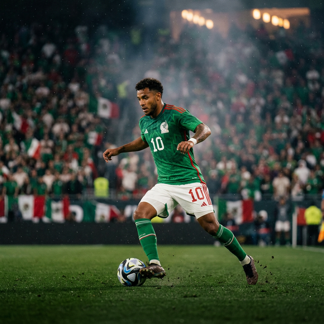 Alexis Vega mediapunta México